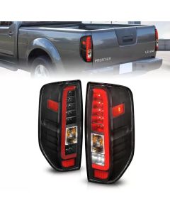 ANZO 2005-2021 Nissan Frontier LED Taillights Black Housing/Clear Lens - 311443