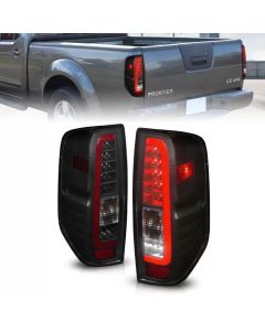 ANZO 2005-2021 Nissan Frontier LED Taillights Black Housing/Smoke Lens - 311444