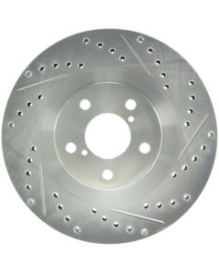 StopTech Select Sport 03-08 Subaru Forester Sport Slotted and Drilled Left Front Rotor - 227.47018L