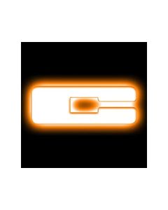 ORACLE Lighting Universal Illuminated LED Letter Badges - Matte Wht Surface Finish - C SEE WARRANTY - 3140-C-005