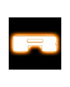 ORACLE Lighting Universal Illuminated LED Letter Badges - Matte Wht Surface Finish - R SEE WARRANTY - 3140-R-005