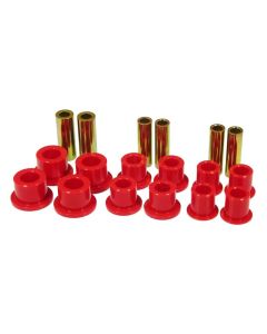 Prothane 99-04 Ford F250/350 SD 2/4wd Front Leaf Spring Bushings - Red - 6-1025