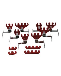 Moroso Chevrolet Big Block Ignition Wire Loom Kit - 7-9mm - Red - 72176