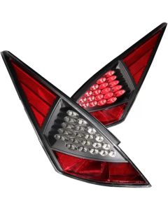 ANZO 2003-2005 Nissan 350Z LED Taillights Black - 321099
