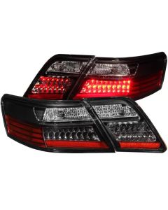 ANZO 2007-2009 Toyota Camry LED Taillights Black - 321163