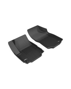 3D MAXpider 2018-2020 GMC Terrain Kagu 1st Row Floormat - Black - L1GM02311509