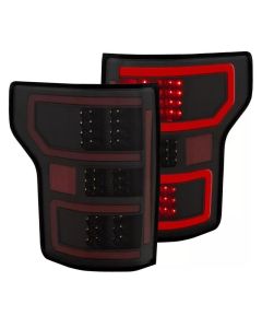 ANZO 18-19 Ford F-150 LED Taillights Black - 321338