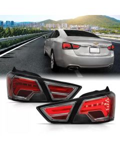 ANZO 14-18 Chevrolet Impala LED Taillights Smoke - 321345