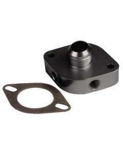 Moroso Chevrolet Big Block/Small Block Bolt-On Water Outlet Filler Neck -16An Fitting - Aluminum - 63461
