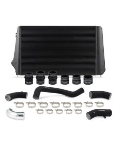 Mishimoto 17-19 GM L5P Duramax Intercooler Kit - Black w/ WBK Pipes - MMINT-DMAX-17KBKBK