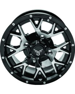 QuadBoss Barbwire 14X7 - 5+2 - 4/137 - Black Machined - 608575