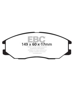 EBC 08-10 Kia Sorento 3.3 Greenstuff Front Brake Pads - DP61558