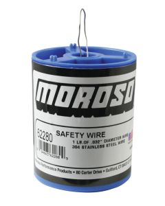 Moroso Safety Wire - Stainless Steel - 1lb Can - 62280