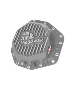 aFe Power Street Ser Rear Diff Cover Raw w/Mach Fin 2017 Ford Diesel Trucks V8-6.7L(td) Dana M275-14 - 46-70350