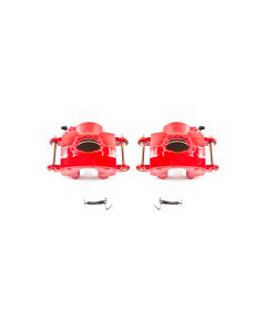Power Stop 94-96 Chevrolet Impala Front Red Calipers w/o Brackets - Pair - S4020