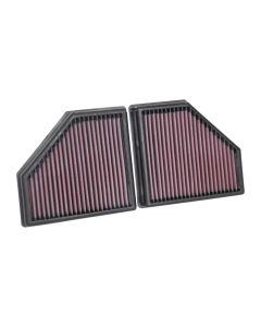 K&N 16-19 BMW 750i L6-4.4L F/I Replacement Drop In Air Filter - 33-5086