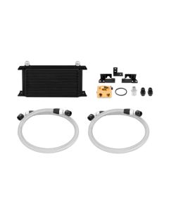 Mishimoto 2007-2011 Jeep Wrangler JK Oil Cooler Kit Thermostatic Black - MMOC-WRA-07TBK