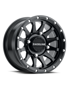 Raceline A95B Trophy 15x7in / 4x137 BP / 10mm Offset / 110.18mm Bore - Satin Black Wheel - A95B-57037+10