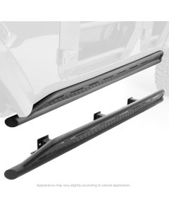 Go Rhino 21-24 Ford Bronco 4WD 4dr (Excl. Bronco Sport) Frame Mount Sliders - Tex. Blk - FS4129T