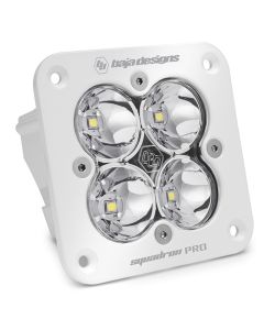 Baja Designs Squadron Pro Spot Pattern White Flush Mount LED Light Pod - Clear - 491001WT