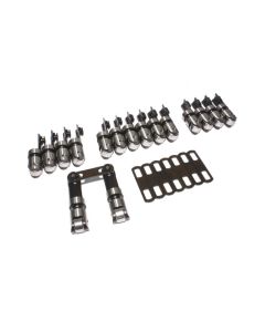 COMP Cams Hydraulic Roller Lifters for Small Block Chevy 1957-1986, Steel Body, .842" Diameter, Non-Adjustable - 87019-16