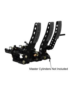 Wilwood Pedal Assembly Floor Mount-Brake Clutch & Throttle w/ Throttle Linkage - 340-12411
