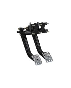 Wilwood Adjustable Dual Pedal - Brake / Clutch - Rev. Swing Mount - 5.1:1 - 340-13835