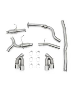 Mishimoto Polished Quad Tip Catback Exhaust Chevrolet Camaro 2016+- MISH-MMEXH-CAM4-16QTPP