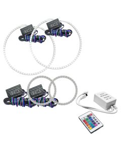 Oracle Porsche Cayenne 03-06 Halo Kit - ColorSHIFT w/ Simple Controller - 2510-504