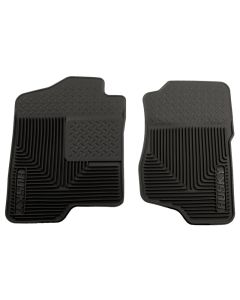 Husky Liners 07-12 GM Silverado/Sierra/Tahoe/Yukon/Escalade Heavy Duty Black Front Floor Mats - 51181