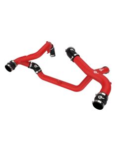 aFe 22-23 Ford Explorer BladeRunner Aluminum Hot and Cold Charge Pipe Kit - Red - 46-20674-R