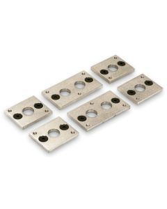 Moroso Chevrolet Small Block Header Flange Kit - 3/8in - Aluminum Plate - 67650