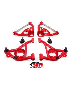 BMR 78-87 G-Body Upper And Lower A-Arm Kit - Red - AA030R