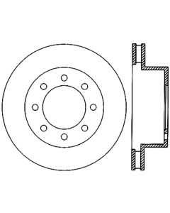 StopTech Power Slot 06-08 Dodge Ram 1500 / 03-08 Ram 2500/3500 All Front Right Slotted CRYO Rotor - 126.67061CSR