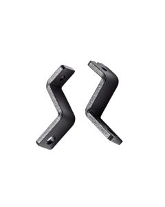 Go Rhino 19-24 Ram 1500 (4 Door) XE Hood Hinge Cube Light Mount - Textured Black - 732340T