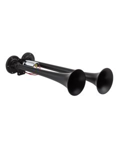 Kleinn Black Dual Horn/ 15In/12.25In - XCR2.0 Coated Zinc Alloy - 102-1