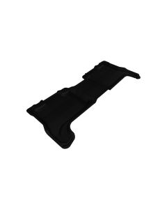 3D MAXpider 2004-2012 Chevrolet/GMC Colorado/Canyon Crew Cab Kagu 2nd Row Floormats - Black - L1CH02721509