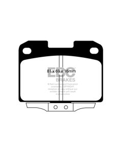 EBC 94-96 Dodge Stealth 3.0 4WD Greenstuff Rear Brake Pads - DP21098
