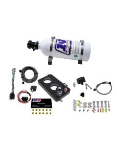 Nitrous Express 05-10 Ford Mustang 4.6L 3 Valve Nitrous Plate Kit (50-150HP) w/5lb Bottle - 20947-05
