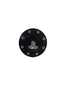 Ridetech Universal Locking Gas Cap (Black Anodized) - 81000036
