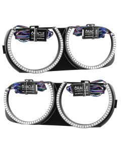 Oracle 15-21 Dodge Challenger Pre-Installed Halo Headlight Bezel - w/o Controller - 7739-334