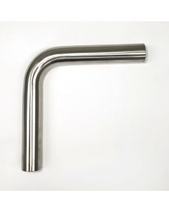Stainless Bros 1.75in Diameter 1.5D / 2.62.0in CLR 90 Degree Bend 6.5in leg/6.5in leg Mandrel Bend - 601-04556-8150