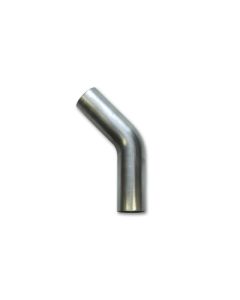 Vibrant 1.25in OD T304 SS 45 Deg Mandrel Bend - 13089