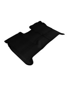 3D MAXpider 2004-2015 Nissan Titan Crew Cab Kagu 2nd Row Floormats - Black - L1NS06321509