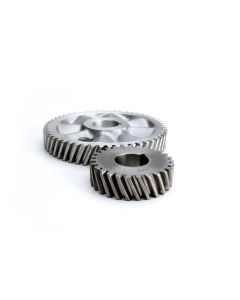 COMP Cams Aluminum Cam Gear Set for Chevy 4 & 6 Cylinder Engines, Billet Aluminum, Natural Finish, Adjustable Timing - 3211