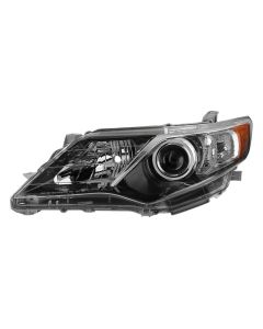 xTune Toyota Camry SE Models 2012-2014 Driver Side Headlight -OEM Black Left HD-JH-TCAM12-OE-BK-L - 9035869