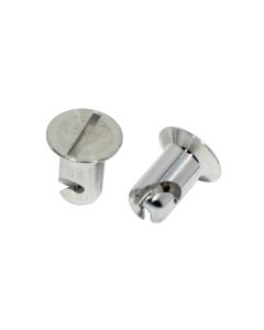 Moroso Quick Fastener - Flush Head - 7/16in x .500in - Aluminum - 10 Pack - 71301