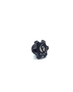 Fleece Performance 13-18 Dodge Cummins Black Anodized Billet Fuel Cap - FPE-FC-1316-BLK