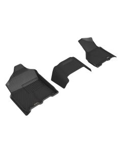 3D MAXpider 19-24 Dodge RAM 2500 Crew Cab All Weather Floor Liner - Kagu Black - R1 - L1DG03611509