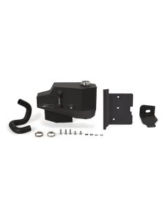 Mishimoto 08-10 Ford 6.4L Powerstroke Aluminum Degas Tank - Micro-Wrinkle Black - MMRT-F2D-08EMWBK